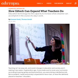 How Edtech Can Expand What Teachers Do