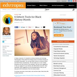 6 Edtech Tools for Black History Month