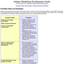EdTechLeaders: Online Workshop Facilitation Guide