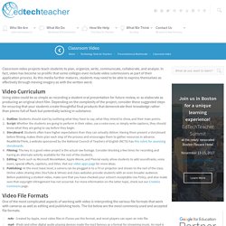 EdTechTeacher Classroom Videos - Projects, Curriculum, Tools & Tutorials