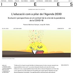 L’educació com a pilar de l’Agenda 2030 – IDEES