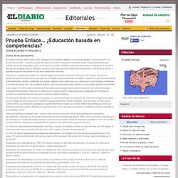 Prueba Enlace… ¿Educación basada en competencias?