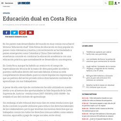 Educación dual en Costa Rica