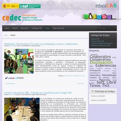 Blog de difusión del software libre en educación, metodologías basadas en proyectos y tareas y licencias Creative Commons