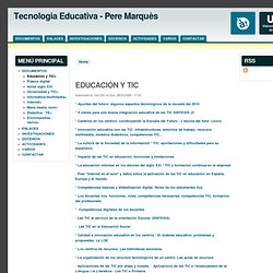 Tecnologia Educativa - Pere Marquès