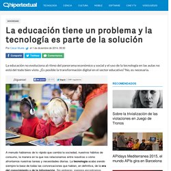 La educación y tecnología no son enemigas