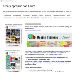 Técnicas de Design Thinking en español para educadores y Caja de herramientas