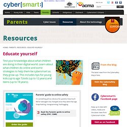 Educate yourself: Cybersmart