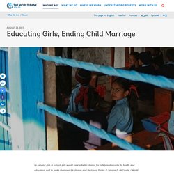 Educating Girls, Ending Child Marriage