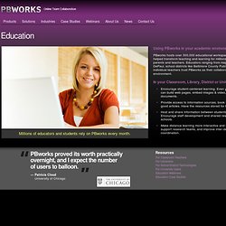 Using PBworks in Education