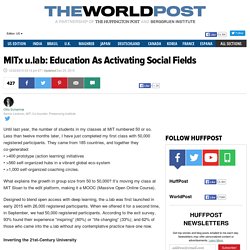 MITx u.lab: Education As Activating Social Fields