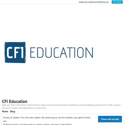 CFI Education – Advance Excel & Vba Provider Classes In Delhi