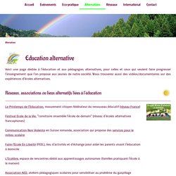 Education alternative en Suisse romande (pédagogie) - Esprit Créatif