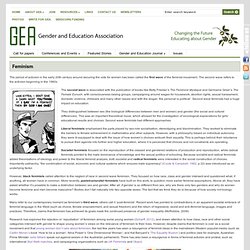 GEA – Gender and Education Association 