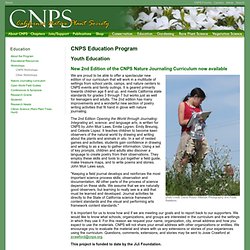 Education - California Native Plant Society