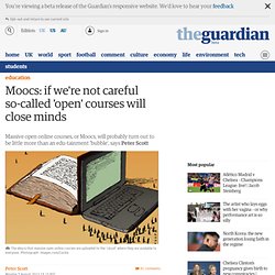 Moocs - are they a higher education game-changer or another damp squib?