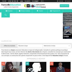 tous les sites et les jeux d'Éducation civique proposés par France 5.tv