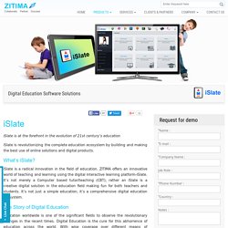 Digital Education Digital Classroom Learning Software iSlate - ZITIMA