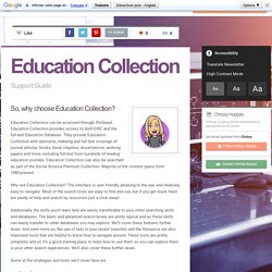Education Collection (Christina)