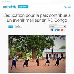 L'éducation pour la paix contribue à un avenir meilleur en RD Congo