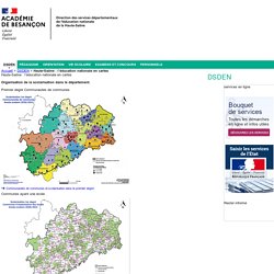 Haute-Saône : l'éducation nationale en cartes - Direction des services départementaux de l'Éducation nationale de la Haute-Saône
