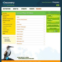 Teachers : Education Center : Lesson Plan and Videos : Discovery Student Adventures
