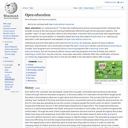 Open education