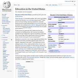 Education in the United States