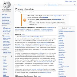 Primary education