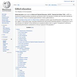 Gifted education