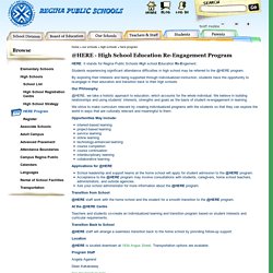 @HERE - High School Education Re-Engagement Program