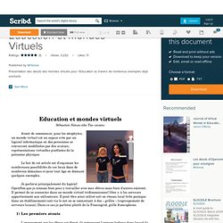Education et Mondes Virtuels