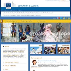 European Commission -Education and Culture