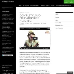 Don’t let Cloud Education get Hijacked! « The Digital Frontline