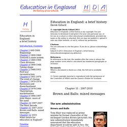 Education in England - Chapter 11
