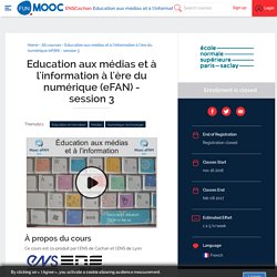 FUN - Education aux médias et à l'information à l'ère du numérique (eFAN)