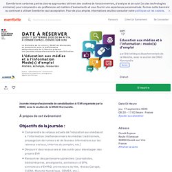 Education aux médias et à l'information : mode(s) d'emploi Billets, Le jeu 17 sept. 2020 à 08:30