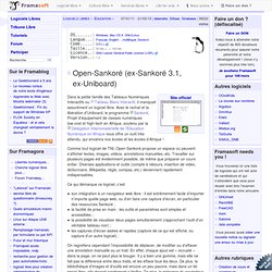 Open-Sankoré (ex-Sankoré 3.1, ex-Uniboard) - Éducation