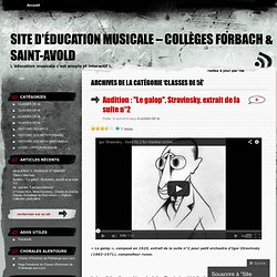 Site d'éducation musicale - Collèges Forbach & Saint-Avold