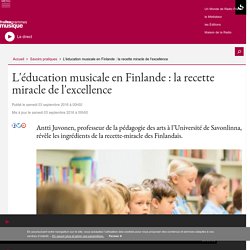 L'éducation musicale en Finlande : la recette miracle de l'excellence