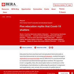 Five education myths that Covid-19 shatters