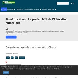 Tice Education : Le portail de l'Éducation numérique - Tice, TBI, codage, supports de cours, B2i, Quizz C2i