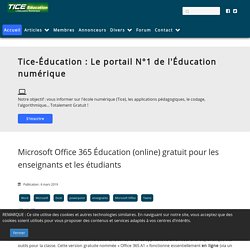 Tice Education : Le portail de l'Éducation numérique - Tice, TNI, codage, supports de cours, C2i