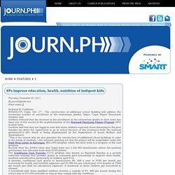 4Ps improve education, health, nutrition of indigent kids Jemin Guillermo