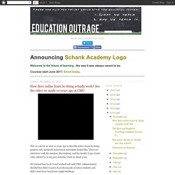 Education Outrage: 2012