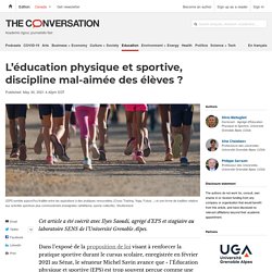 L’éducation physique et sportive, discipline mal-aimée des élèves ?