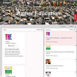 Best Higher Education Podcasts (November, 2015)