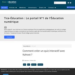 Tice Education : Le portail de l'Éducation numérique