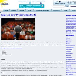 Improve Your Presentation Skills