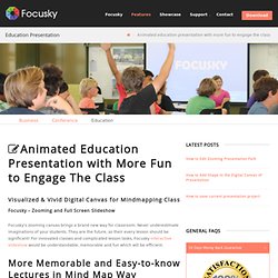 Animated education presentation with more fun to engage the class